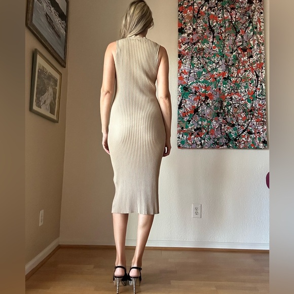 Enza Costa Ribbed Midi Dress - Picture 3 of 12